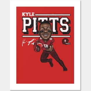 Kyle Pitts Atlanta Cartoon Posters and Art